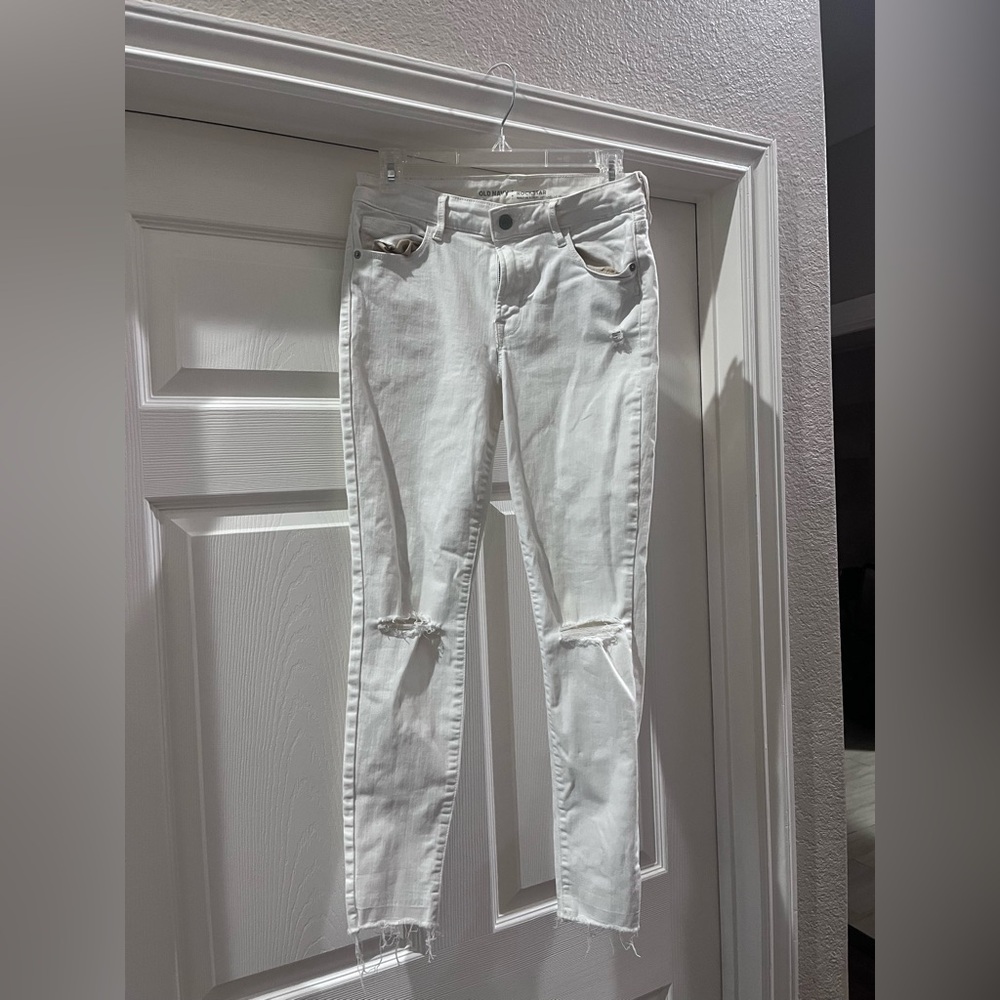 OLD NAVY - White Rockstar Jeans